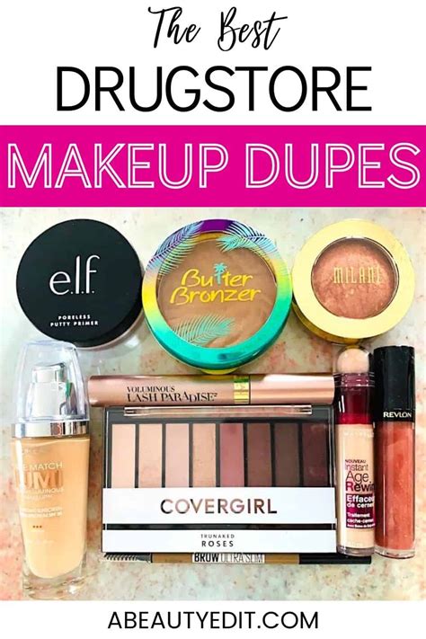 drugstore makeup dupe reviews